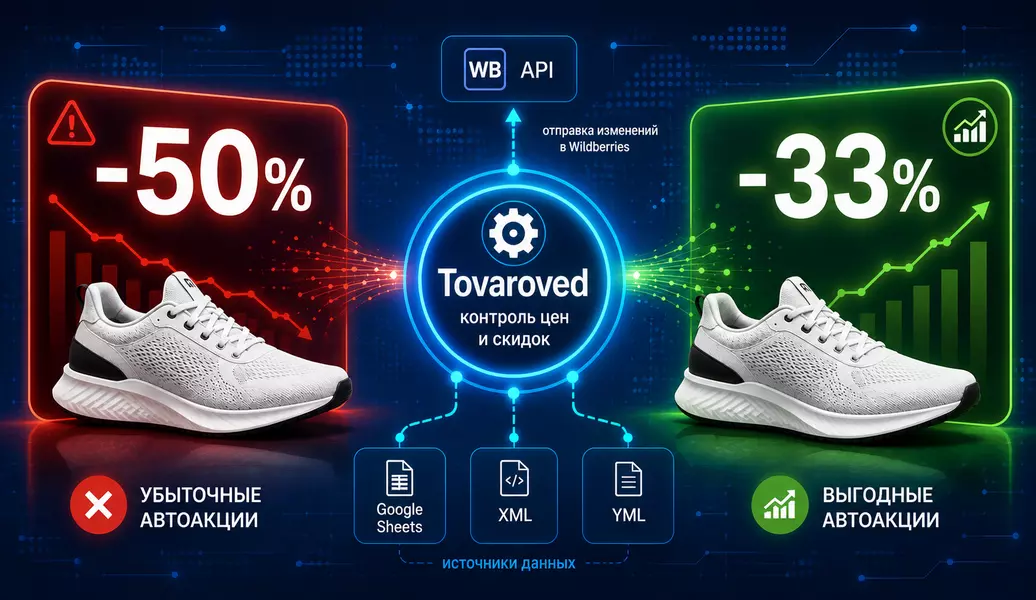 Контроль автоакций на Wildberries