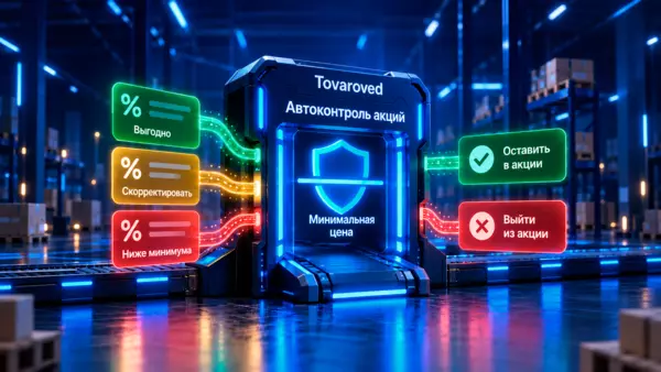 Автоматический контроль автоакций на Ozon
