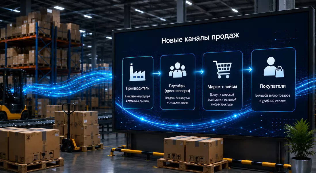 Дропшиппинг как новый канал продаж для производителей и поставщиков