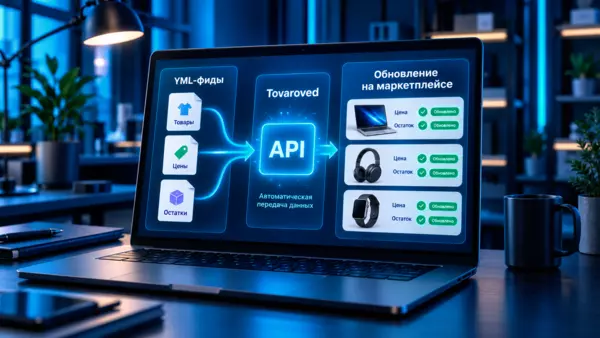 Обновляем остатки и цены на Яндекс Маркете из YML-фидов через API