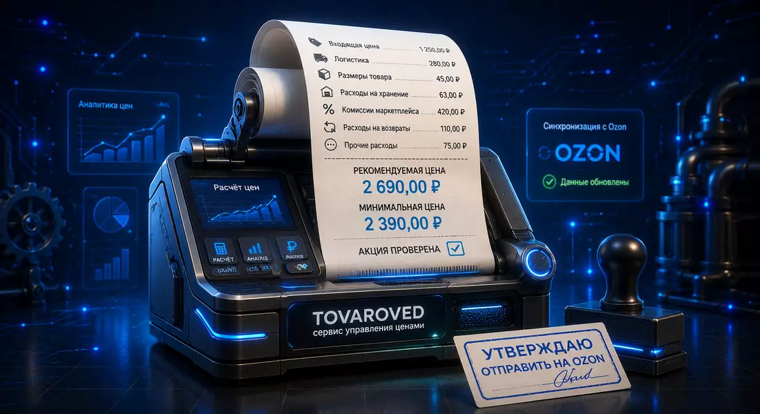 Репрайсер для Ozon от сервиса Tovaroved